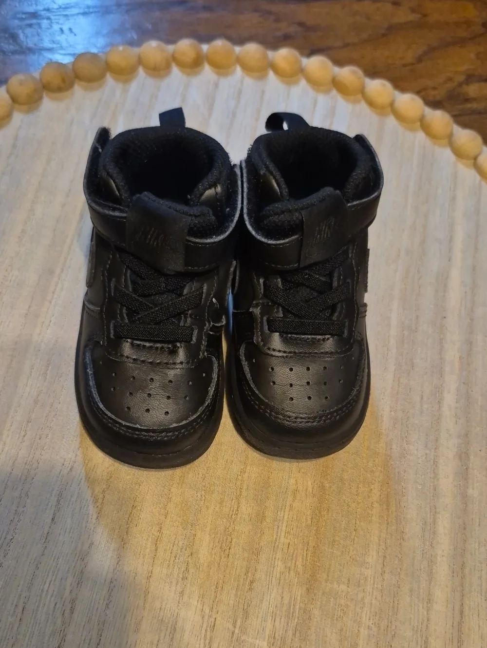 Nike Kids Black High-Top Baby Sneakers